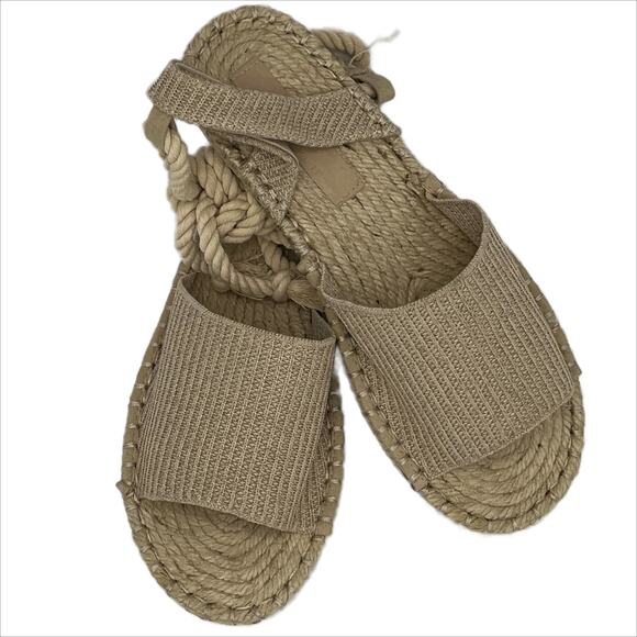 Asos June rope tie espadrilles sandal in Natural Size UK7/US9 - Picture 11 of 13